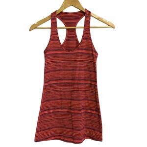 Lululemon Cool Racerback Red Space Dye size 4